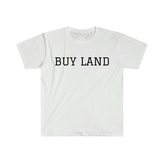 "Buy Land" Unisex Softstyle T-Shirt without BLC Logo